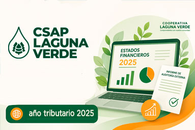 Cooperativa de Servicio de Agua Potable de Laguna Verde publica sus Estados Financieros 2025
